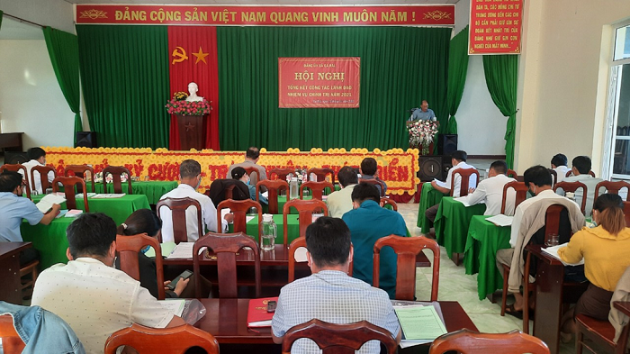 Đảng ủy xã Ea Răl tổng kết công tác lãnh đạo nhiệm vụ chính trị năm 2021